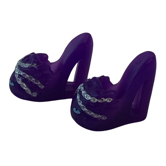 Monster High Spectra Voldergeist Dead Tired Purple Slippers Shoes 2013 - Picture 2 of 5